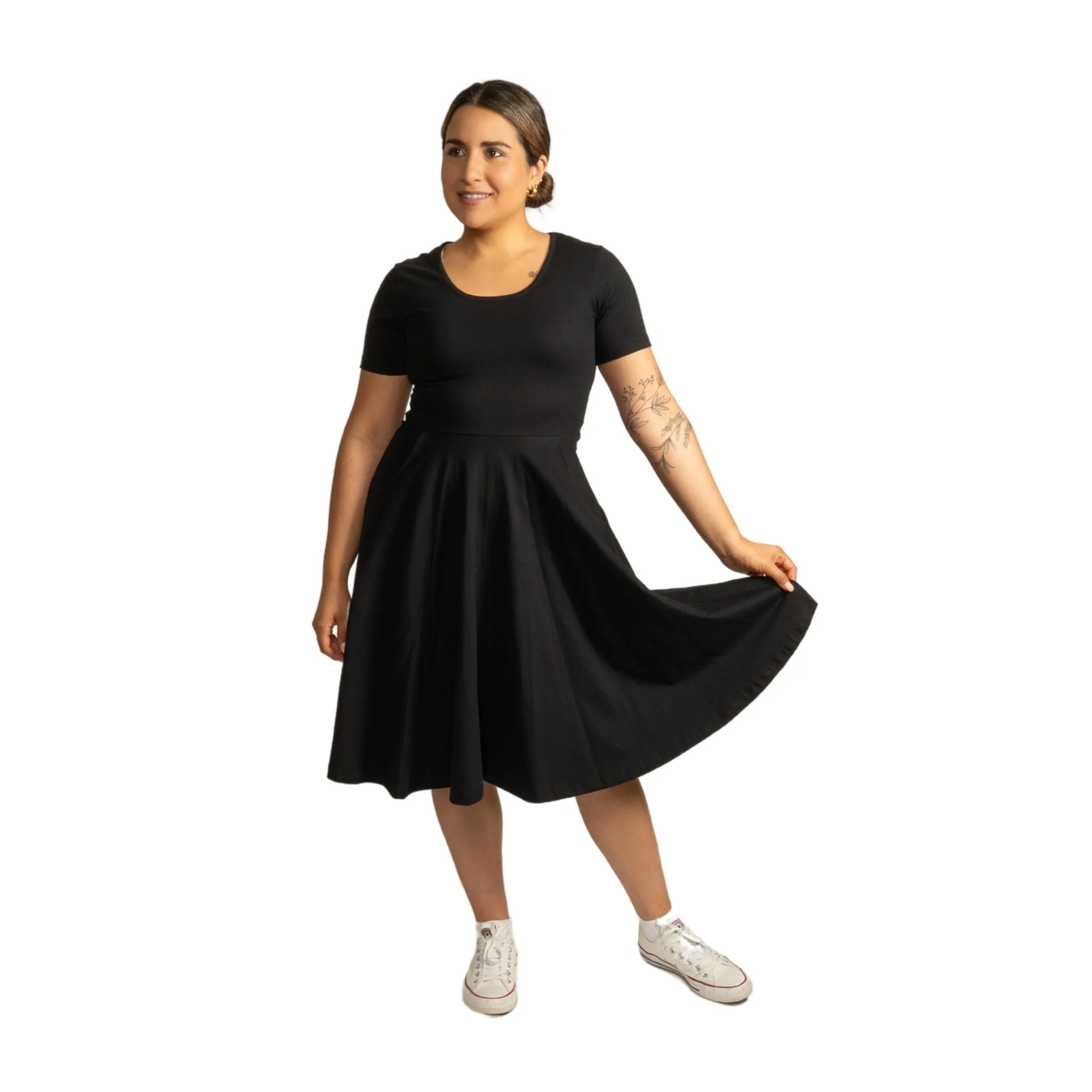 Onyx Twirl Dress