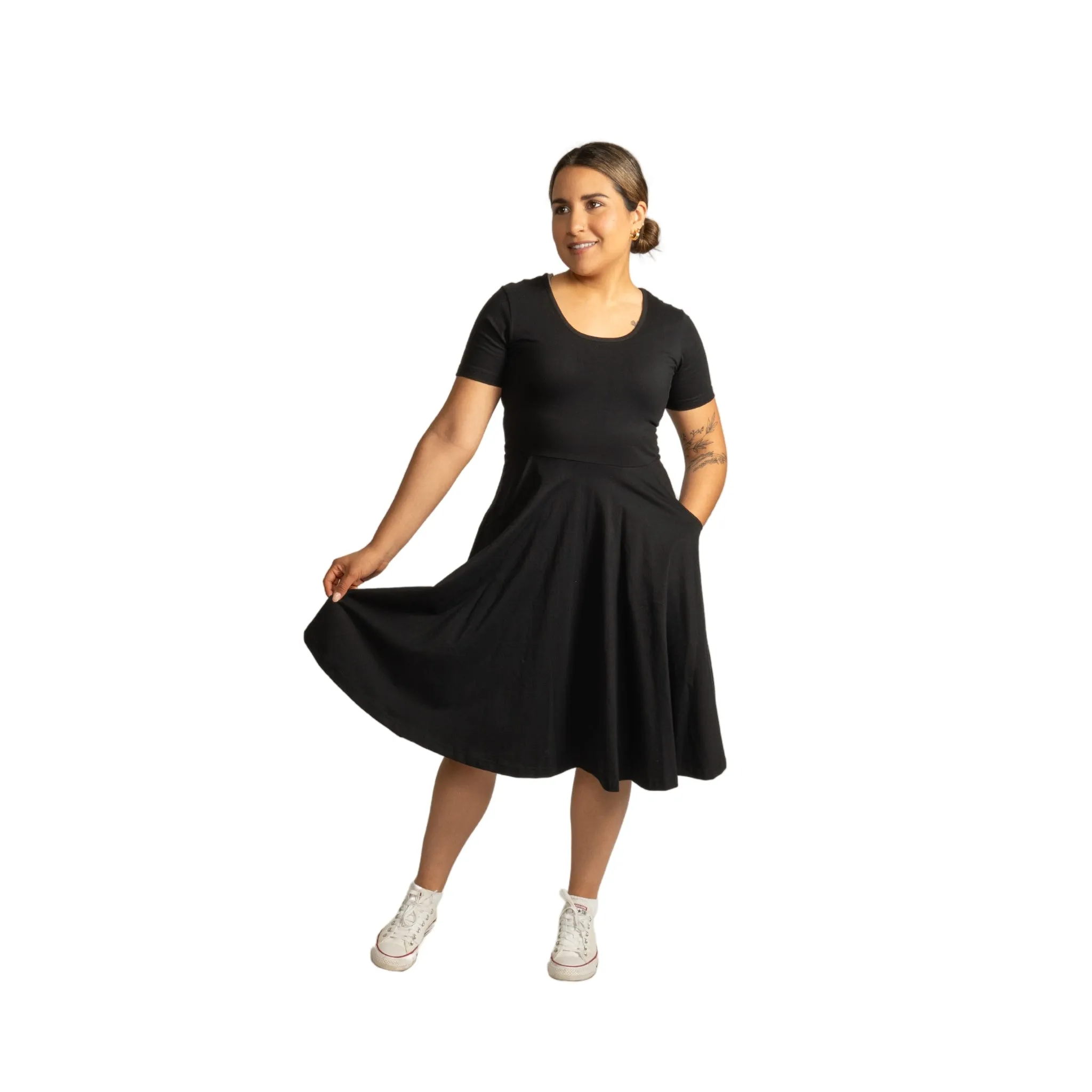 Onyx Twirl Dress