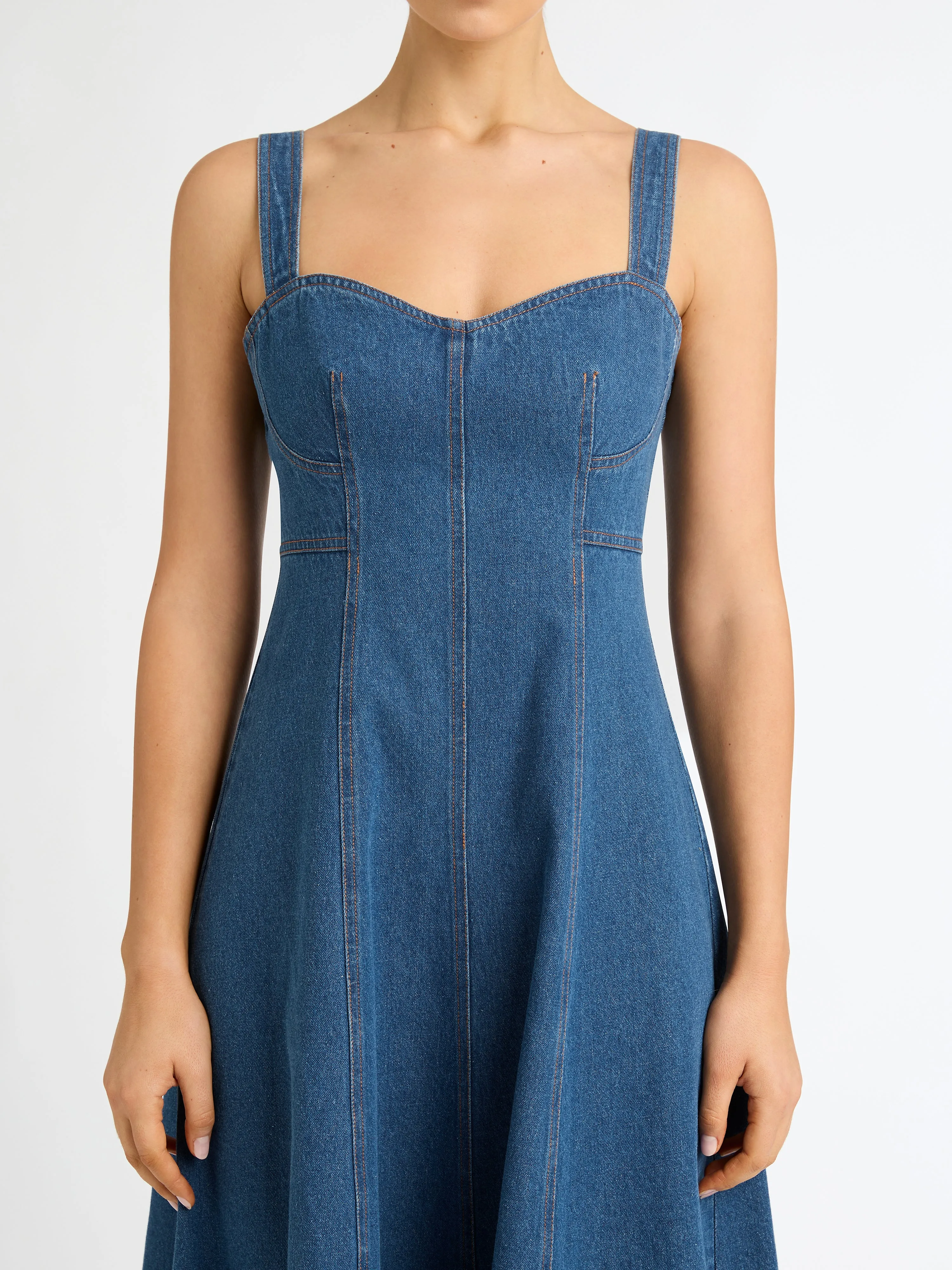 OSCAR DENIM DRESS