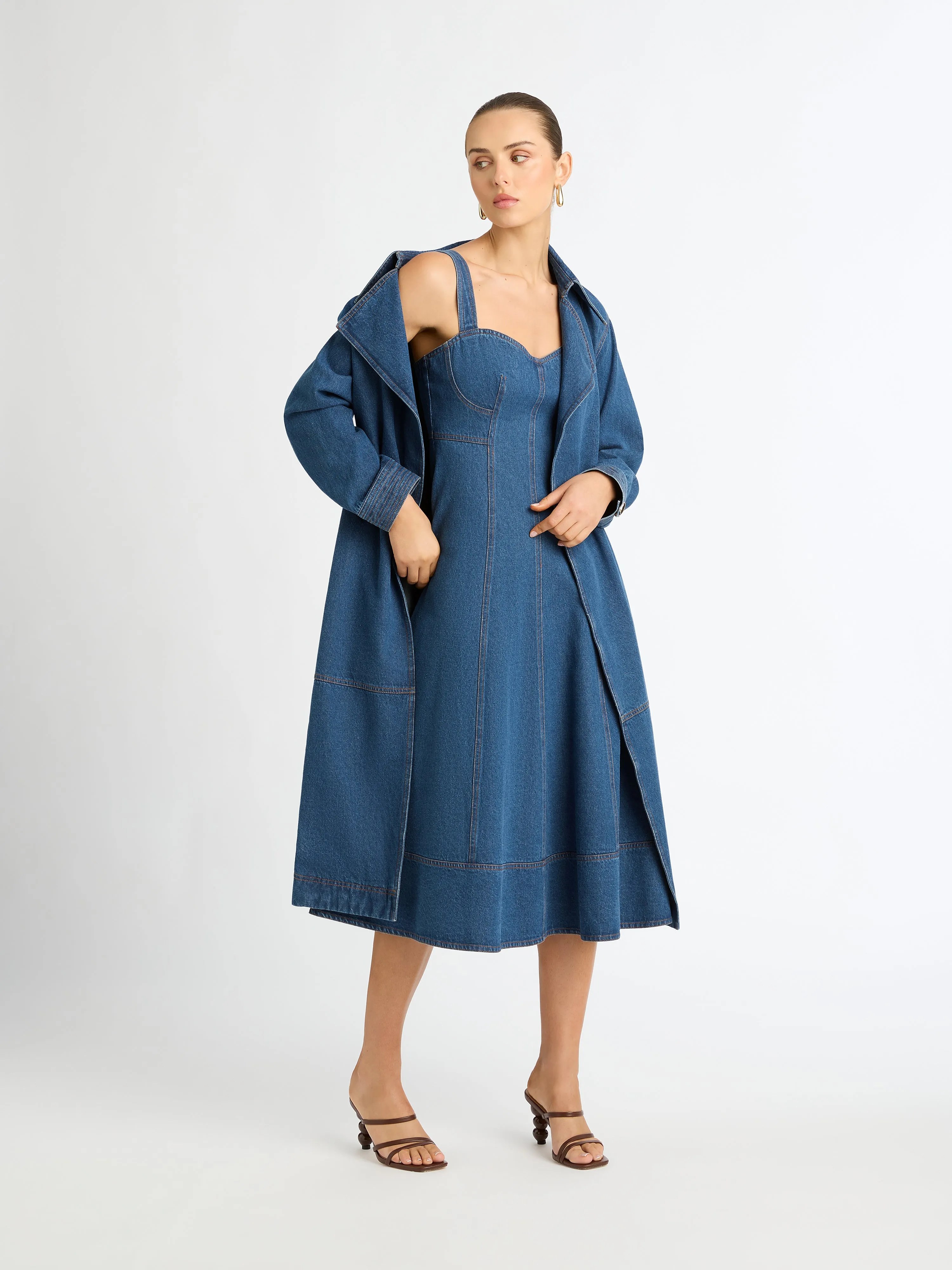 OSCAR DENIM DRESS