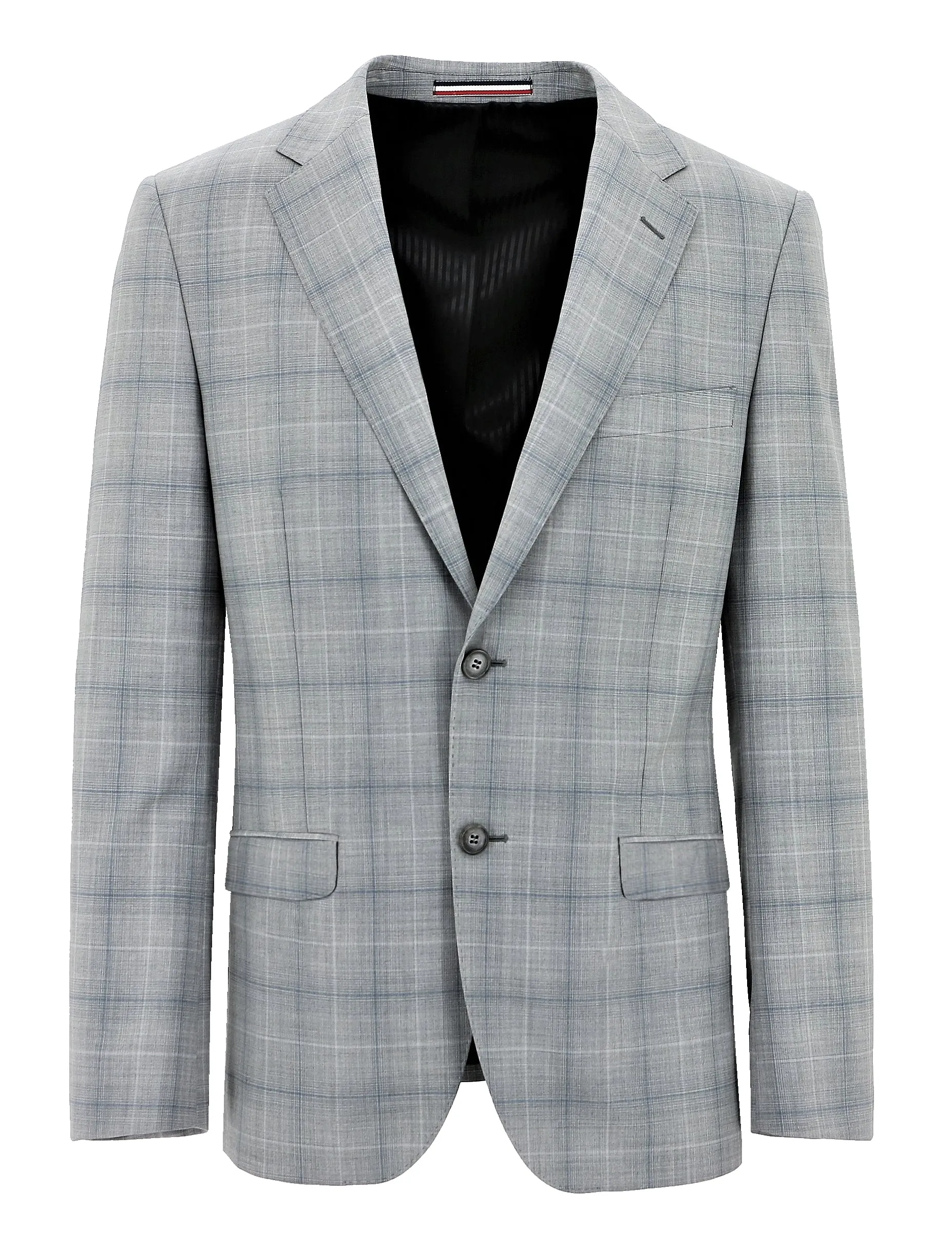 Parker Edward Grey Checked Suit