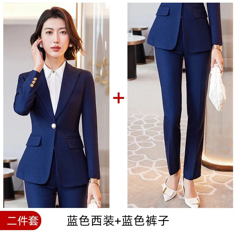 Professional Suit for Women, High-quality Pants, Show Time, Increases Temperament, Fashion, New, Autumn and Winter, 2023