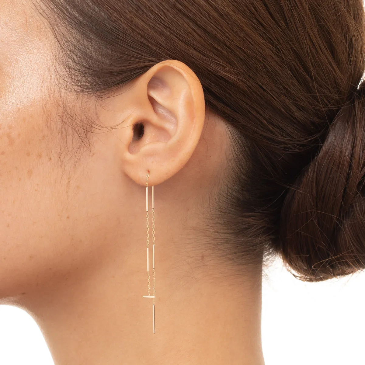 "All About Basics" Toggle Chain Earring