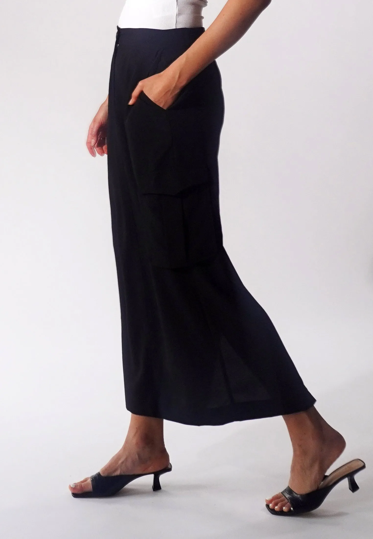 RAY SKIRT BLACK