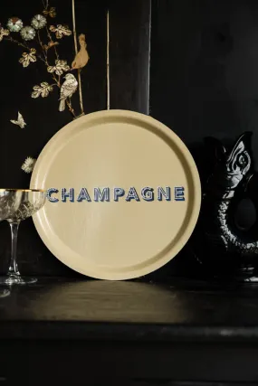 Round Champagne Tray