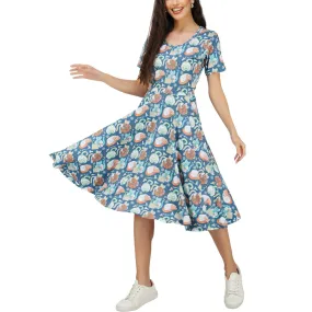 Science Cats Twirl Dress