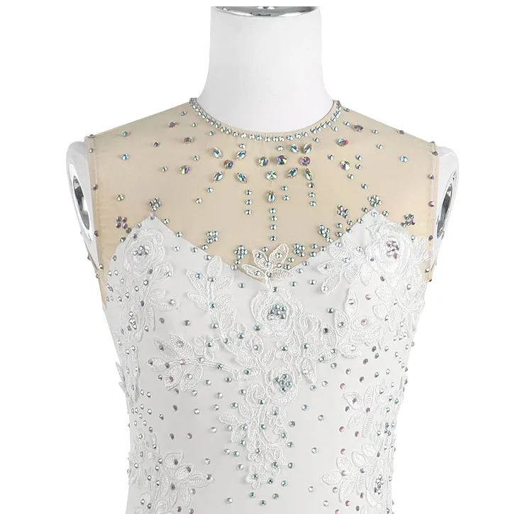 #SK224 Ice Skating-Figure Skating Dress with Sparkle Applique