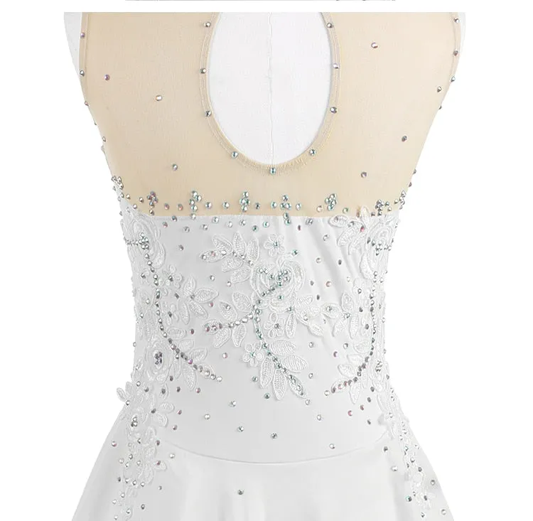 #SK224 Ice Skating-Figure Skating Dress with Sparkle Applique