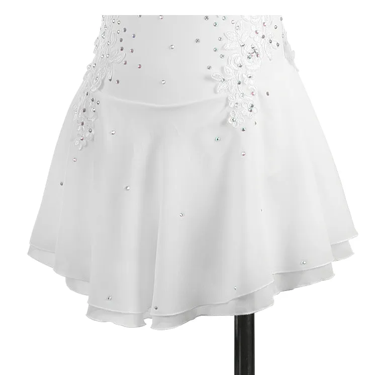 #SK224 Ice Skating-Figure Skating Dress with Sparkle Applique