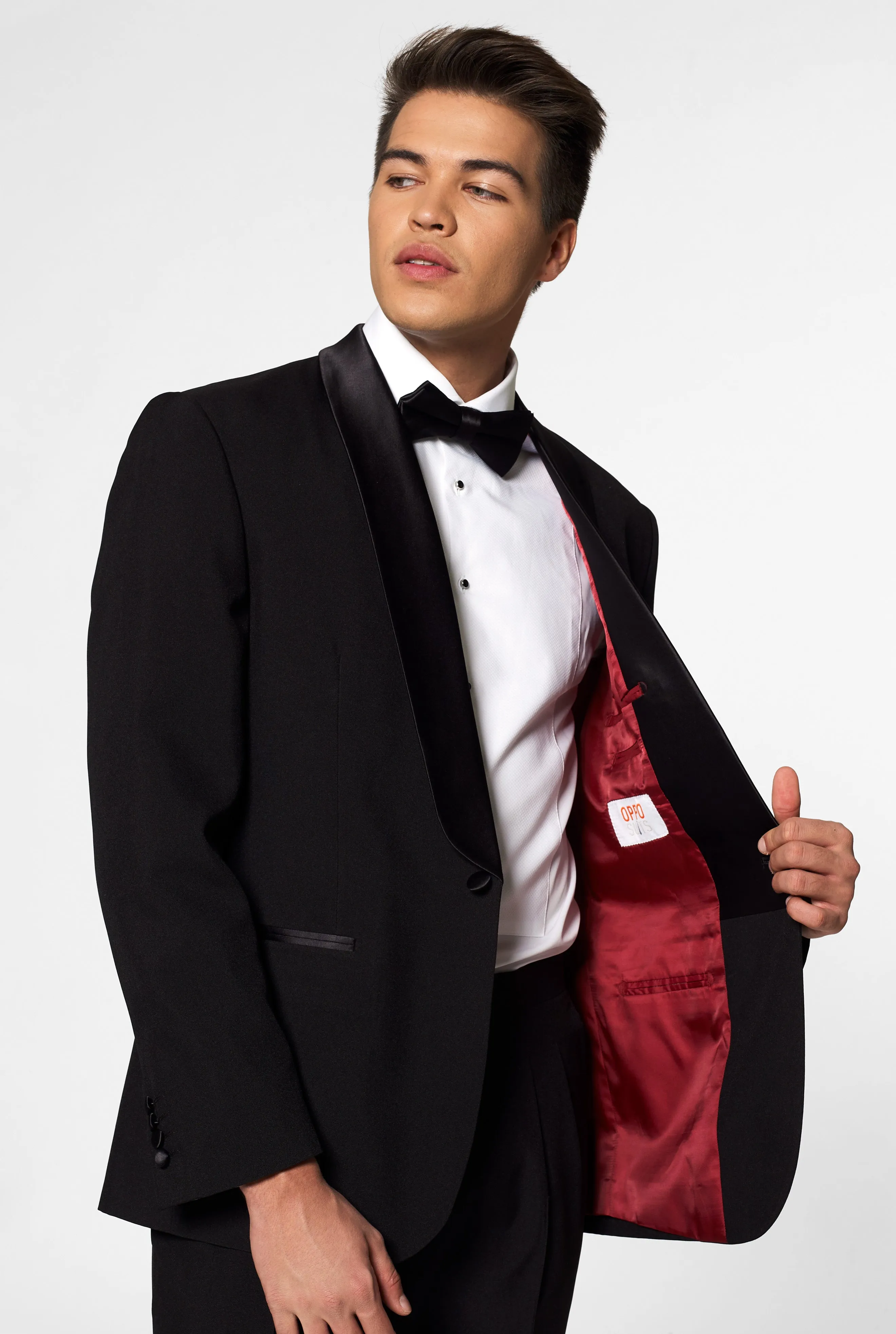 Solid Black Wedding Tux