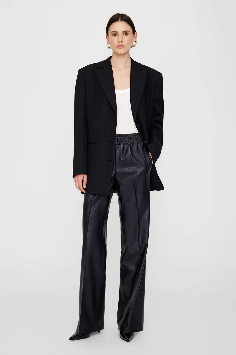 Soto Pant - Night Sky Vegan Leather