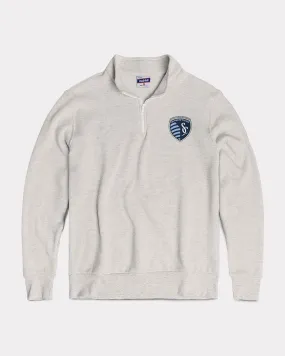 Sporting KC Ash Grey Quarter Zip