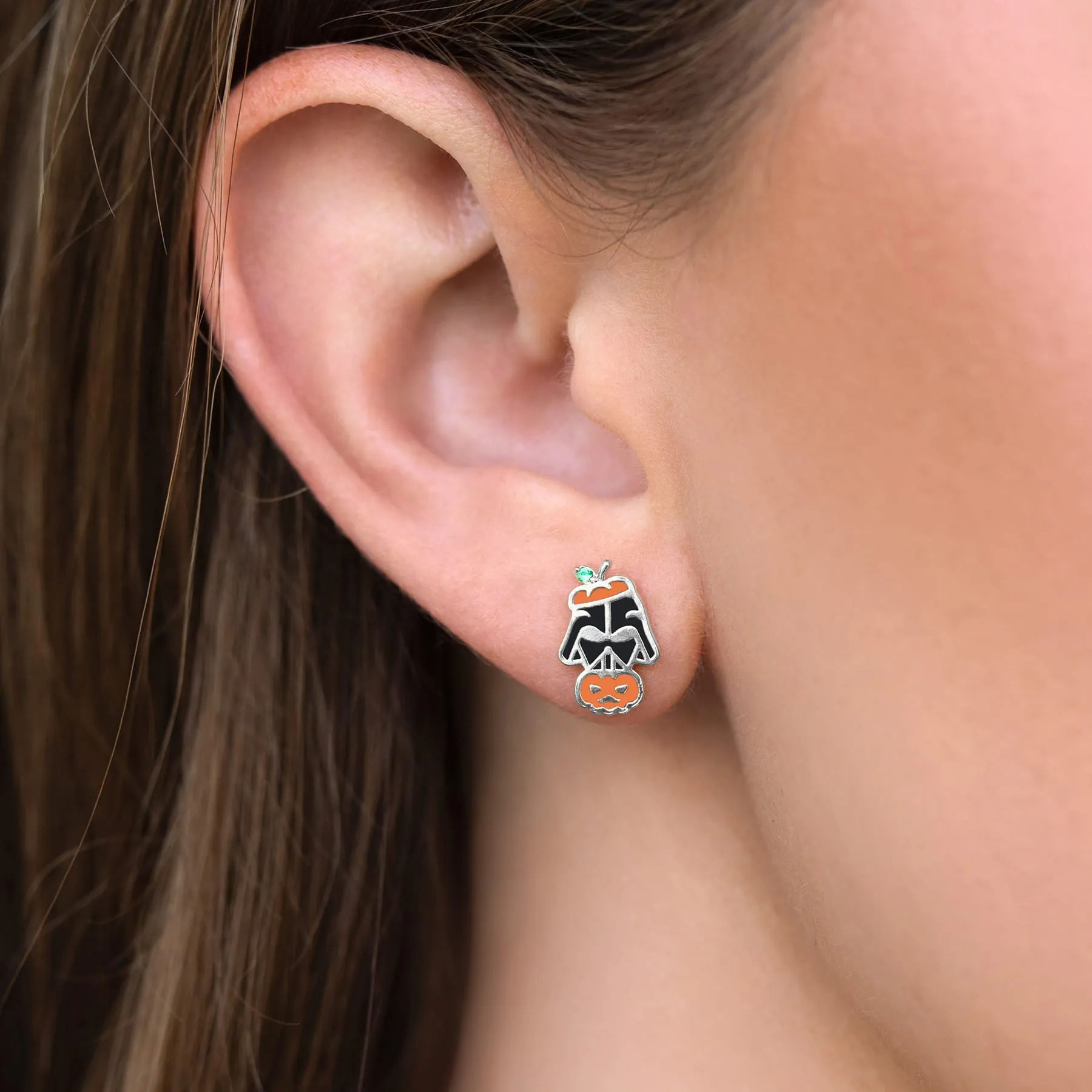 Star Wars™ Darth Vader™ Jack-O-Lantern Studs