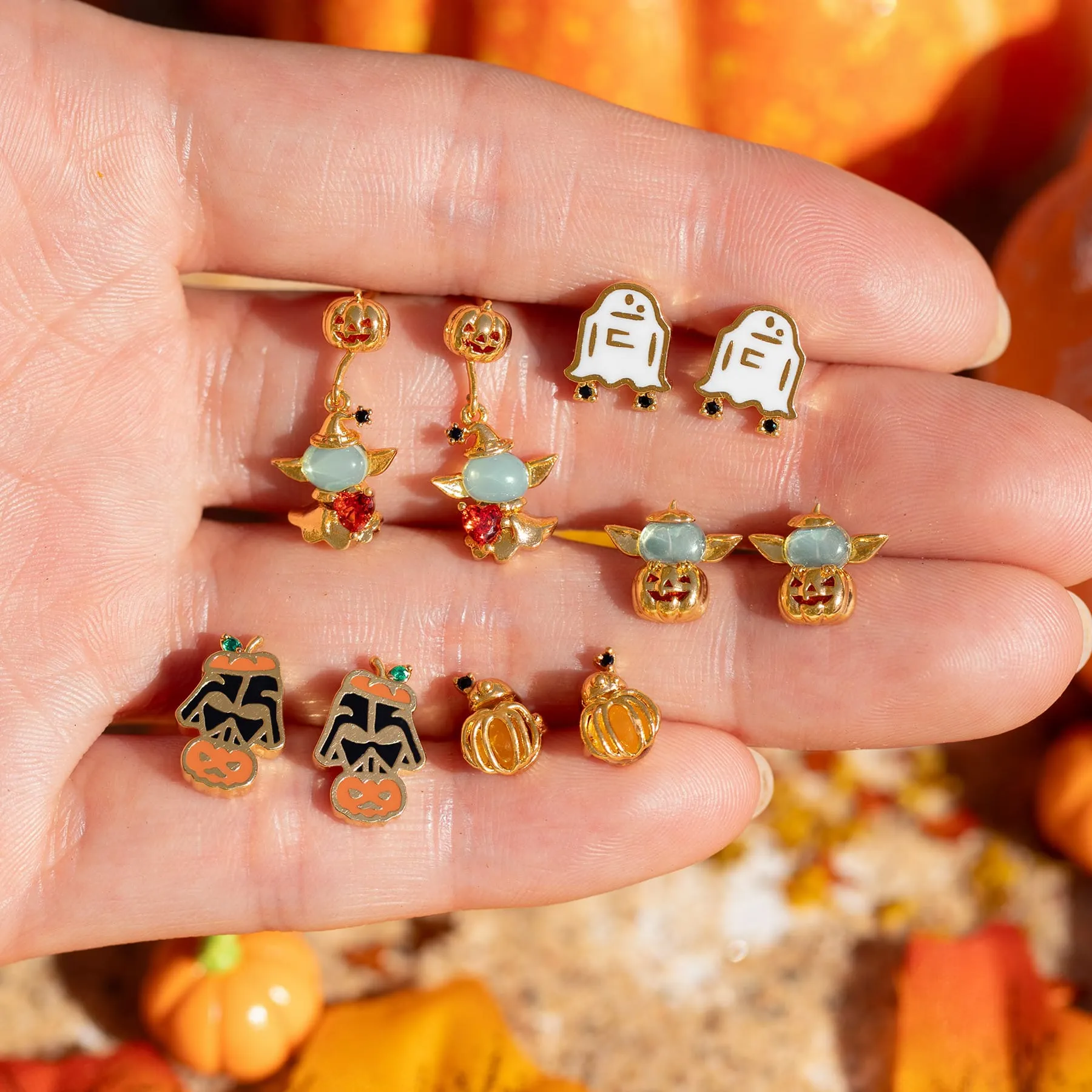 Star Wars™ Darth Vader™ Jack-O-Lantern Studs