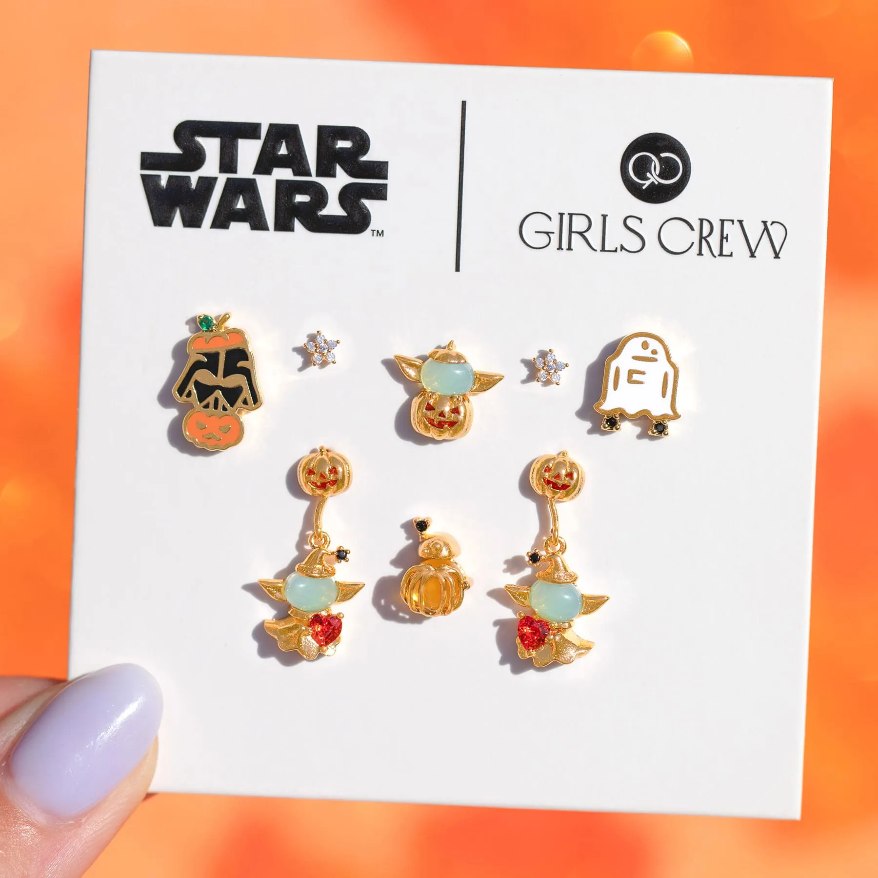 Star Wars™ Darth Vader™ Jack-O-Lantern Studs