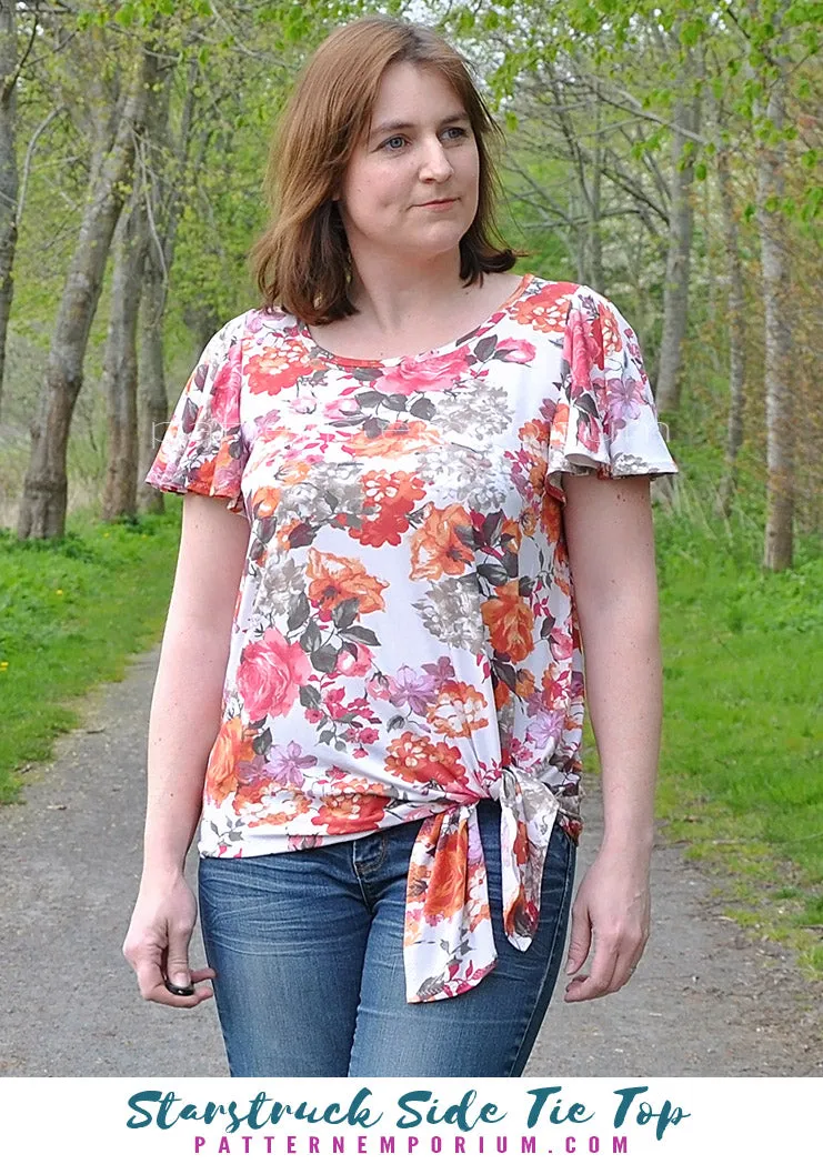 Starstruck | Side Tie Top Sewing Pattern