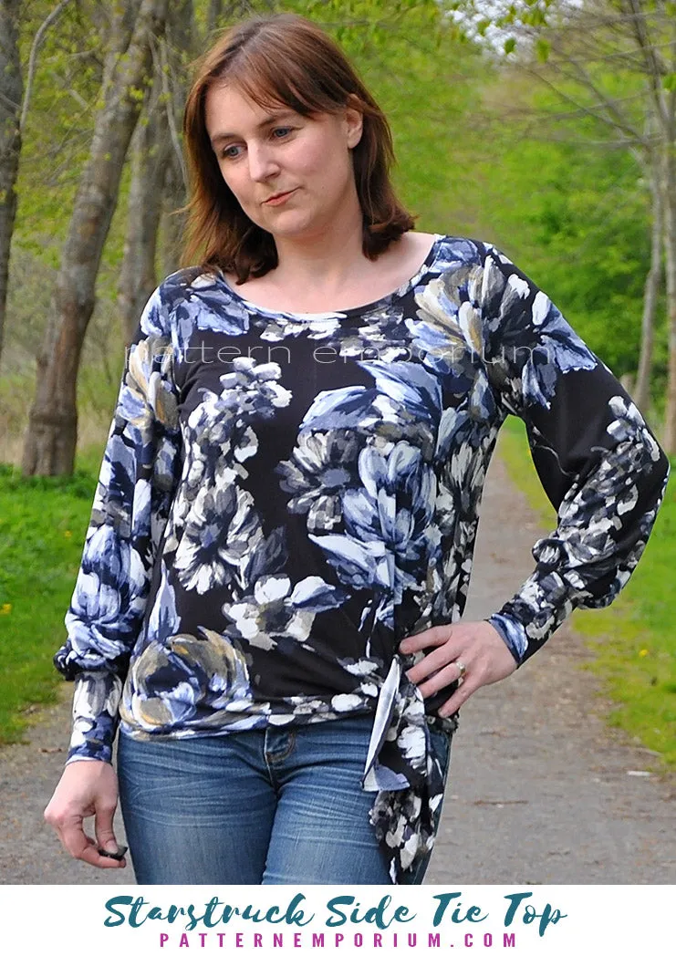 Starstruck | Side Tie Top Sewing Pattern