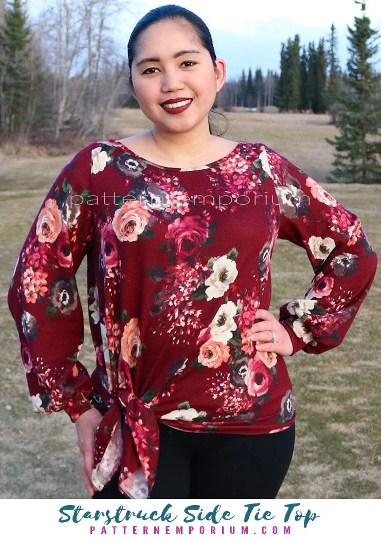 Starstruck | Side Tie Top Sewing Pattern