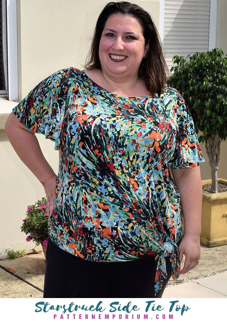 Starstruck | Side Tie Top Sewing Pattern