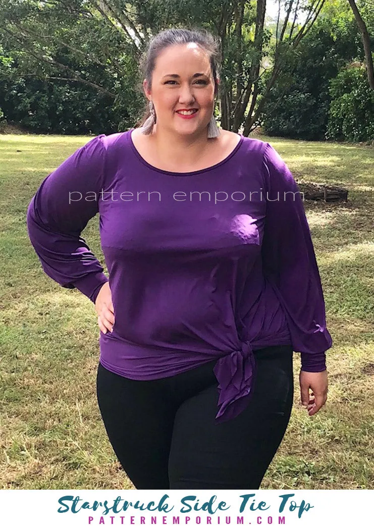 Starstruck | Side Tie Top Sewing Pattern