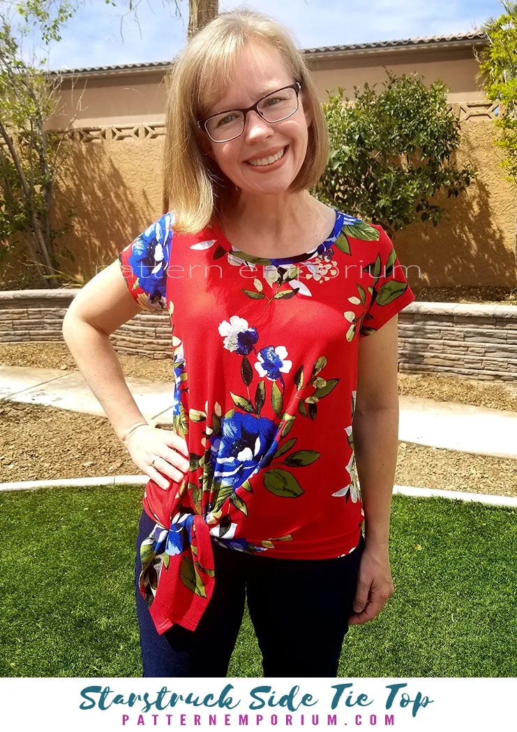 Starstruck | Side Tie Top Sewing Pattern