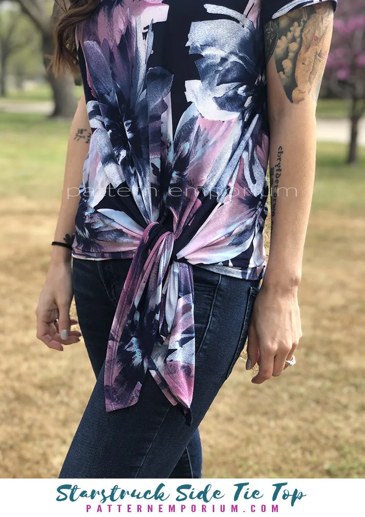 Starstruck | Side Tie Top Sewing Pattern