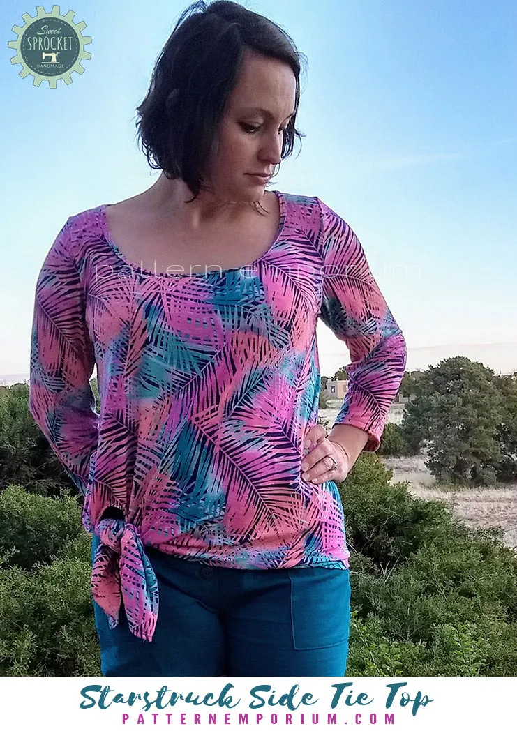 Starstruck | Side Tie Top Sewing Pattern