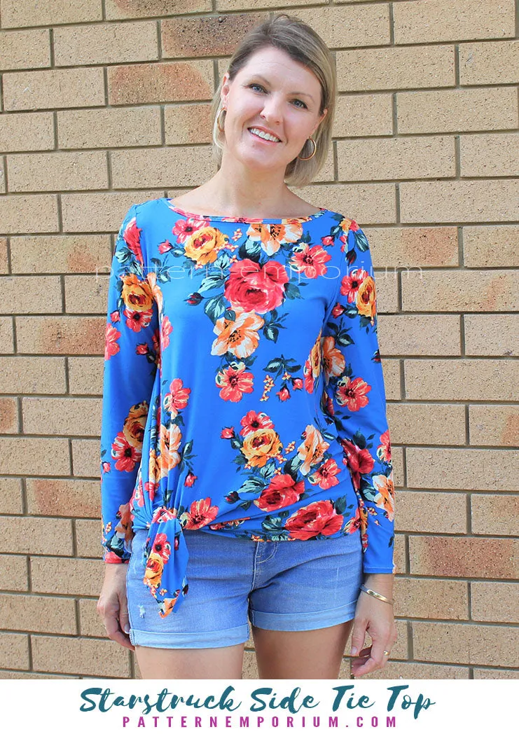 Starstruck | Side Tie Top Sewing Pattern