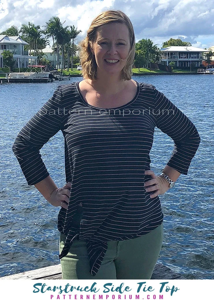 Starstruck | Side Tie Top Sewing Pattern