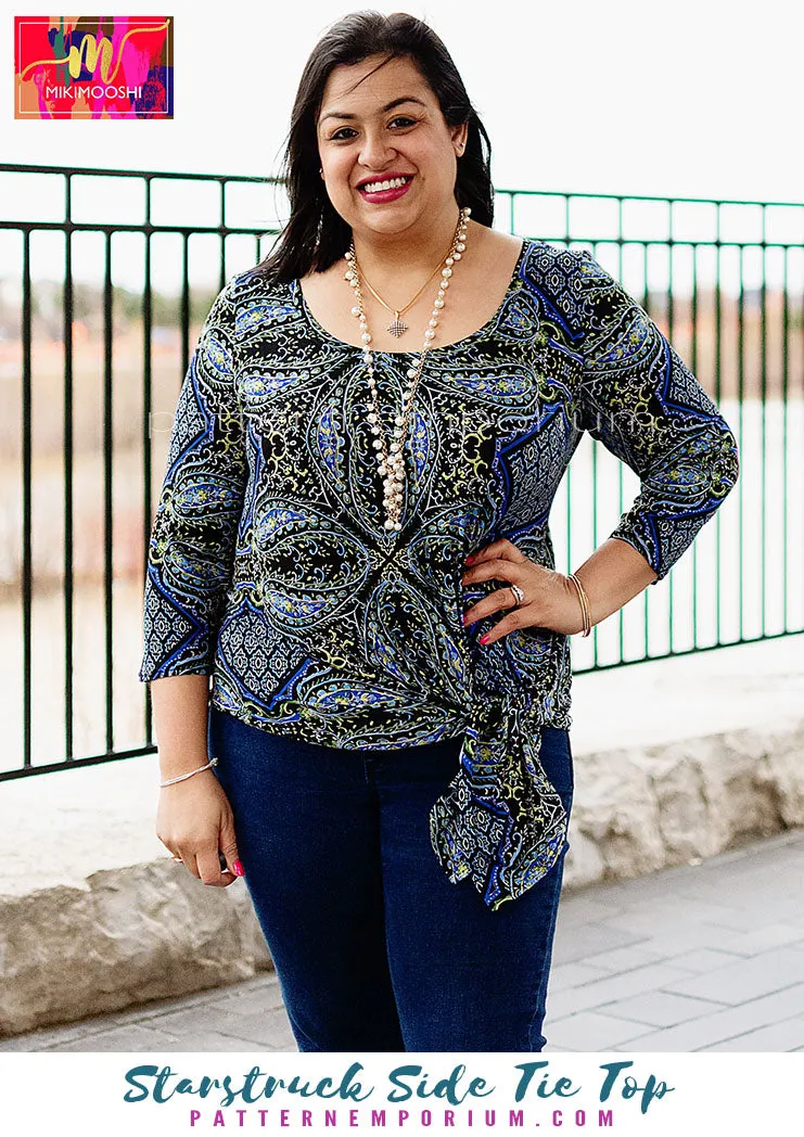 Starstruck | Side Tie Top Sewing Pattern