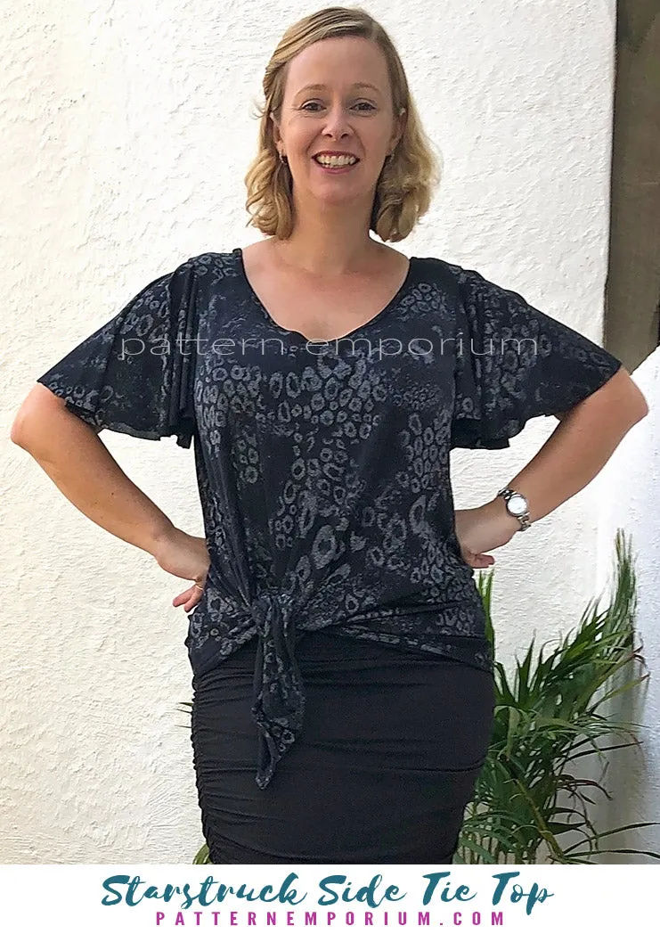 Starstruck | Side Tie Top Sewing Pattern