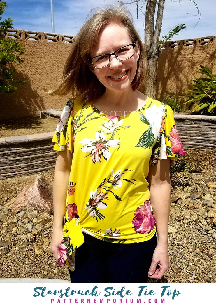 Starstruck | Side Tie Top Sewing Pattern