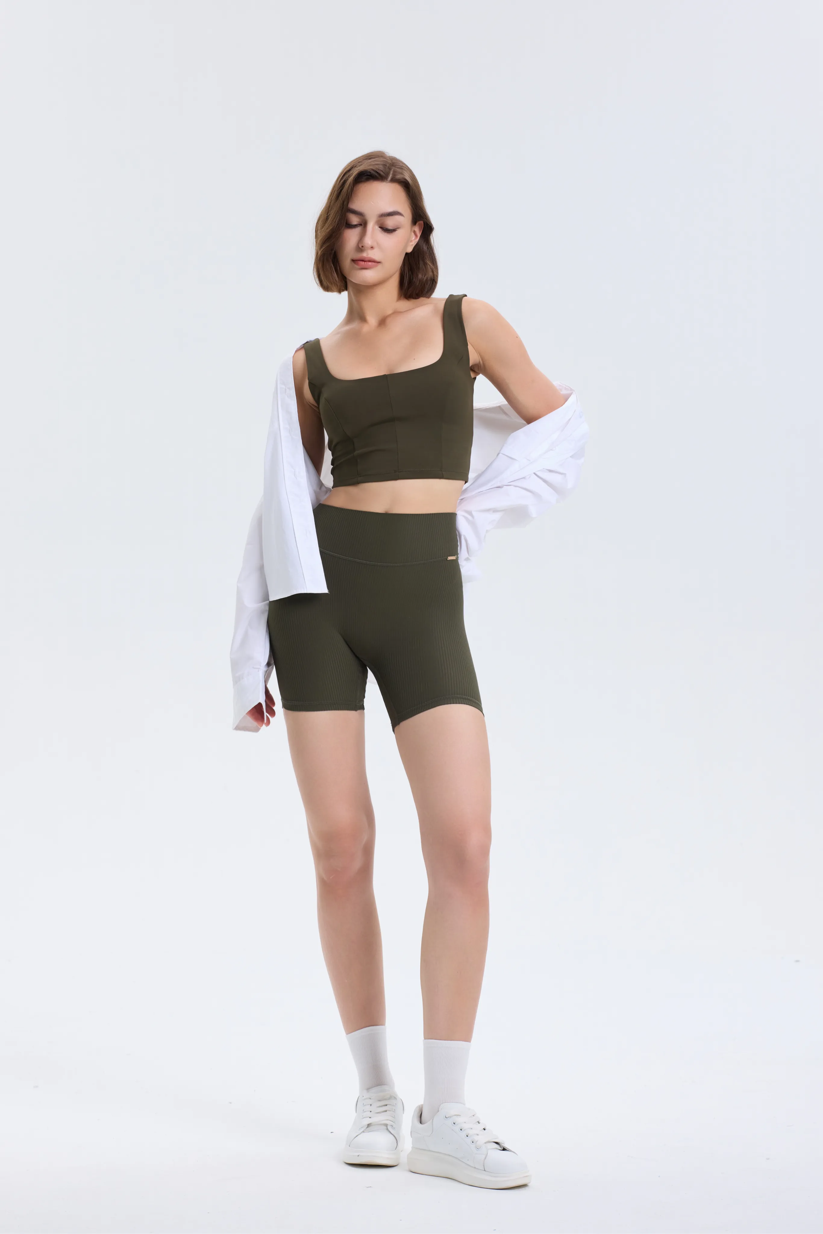 Streamline Top - Dark Olive