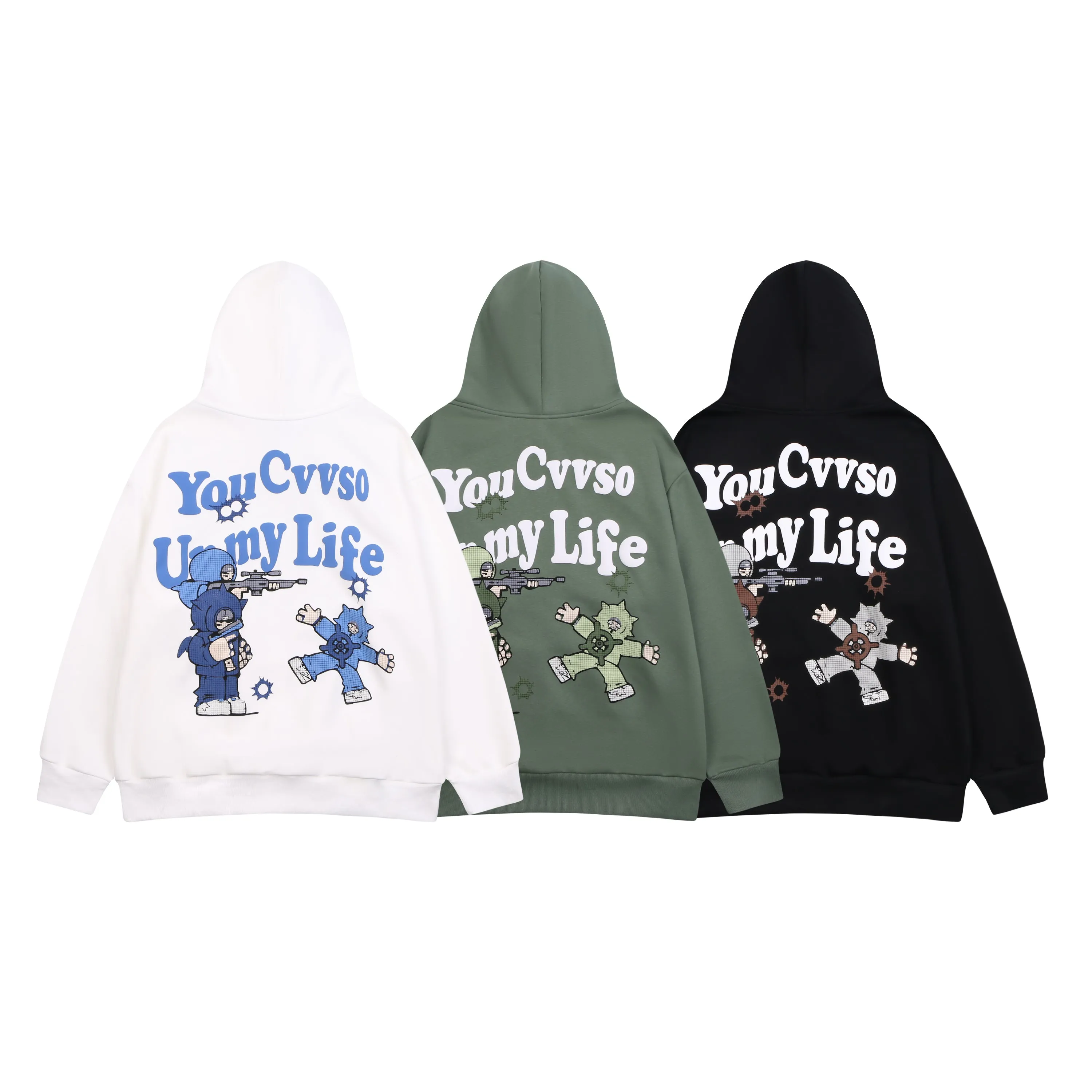 Street Cartoon | Casual Graphic Hoodie