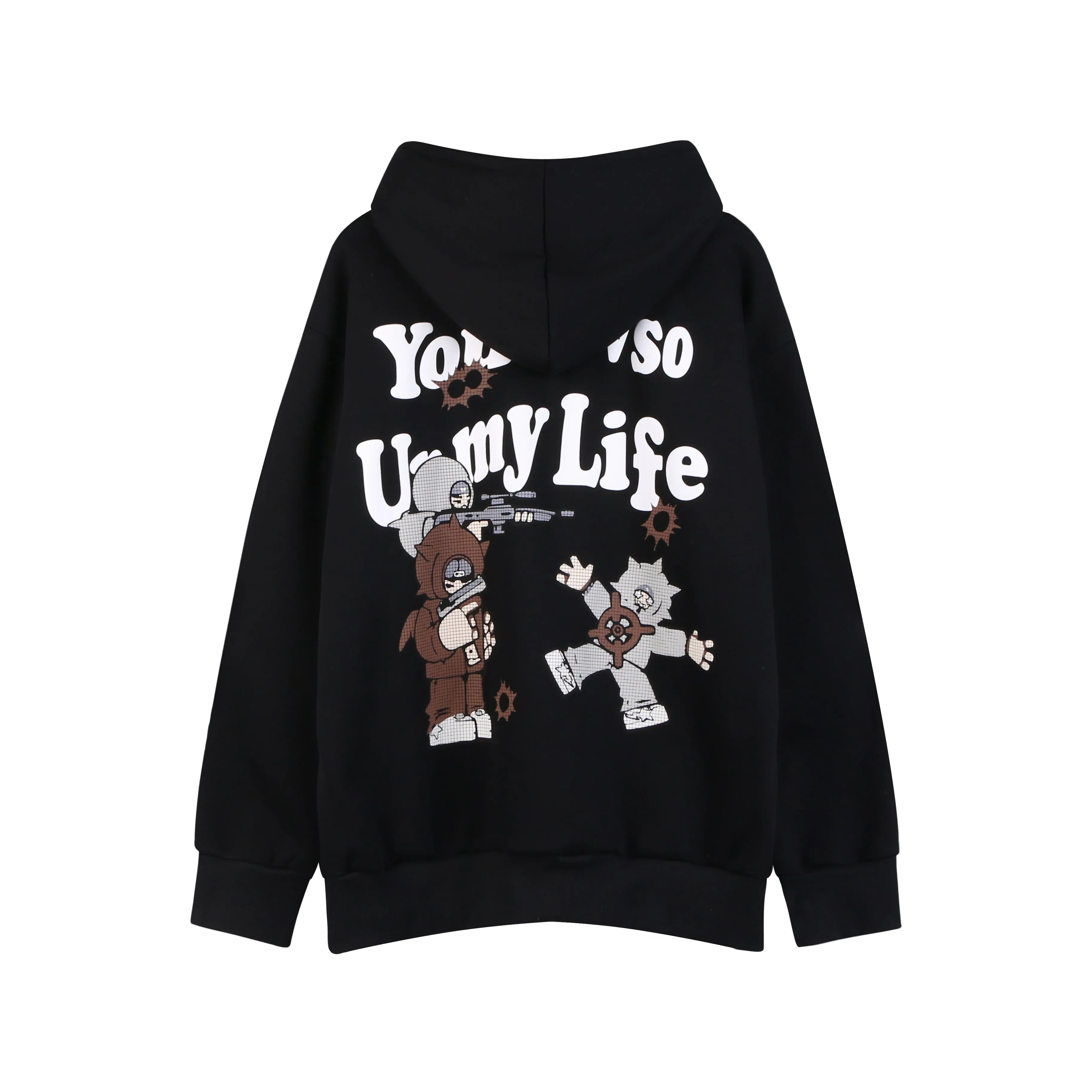 Street Cartoon | Casual Graphic Hoodie