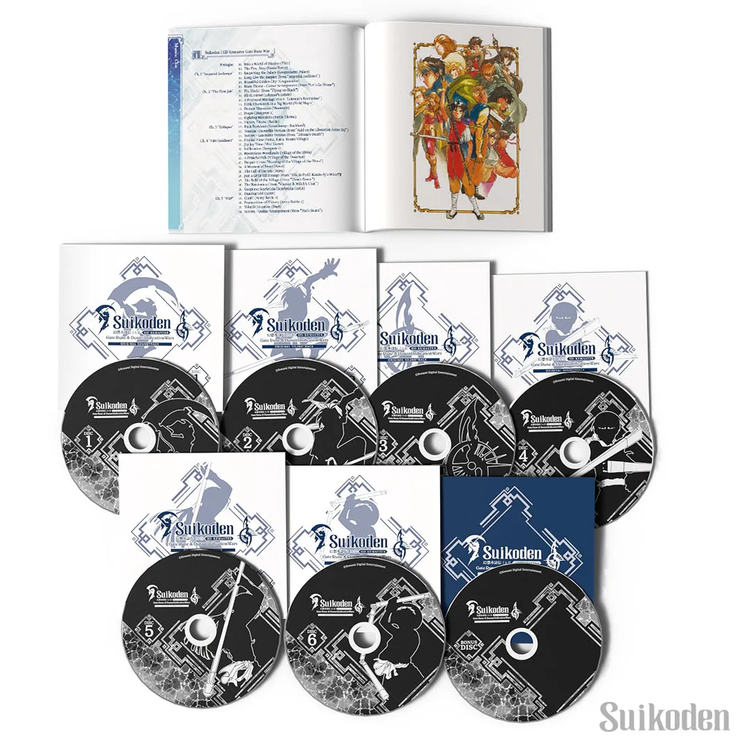 Suikoden I&II HD REMASTER OST [7 CD SET]