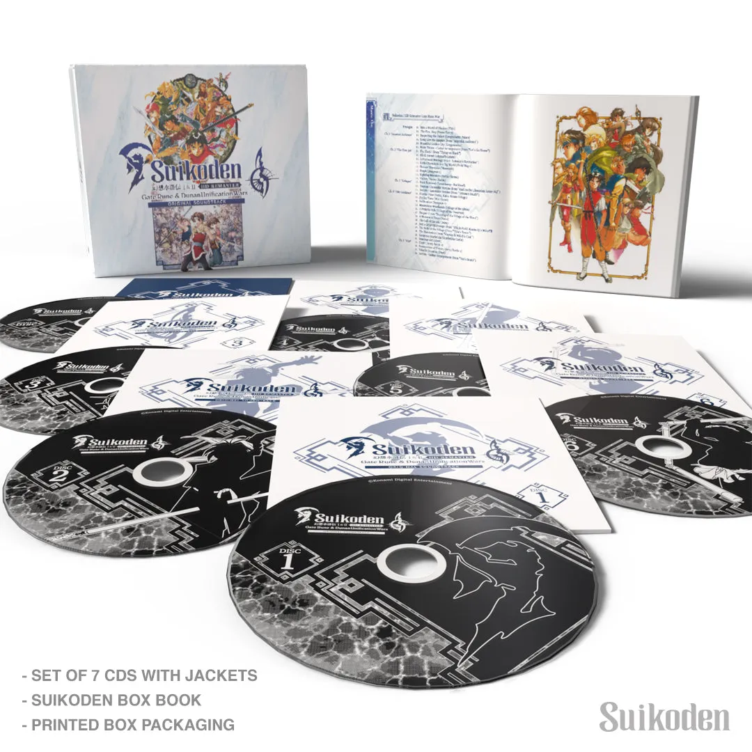 Suikoden I&II HD REMASTER OST [7 CD SET]