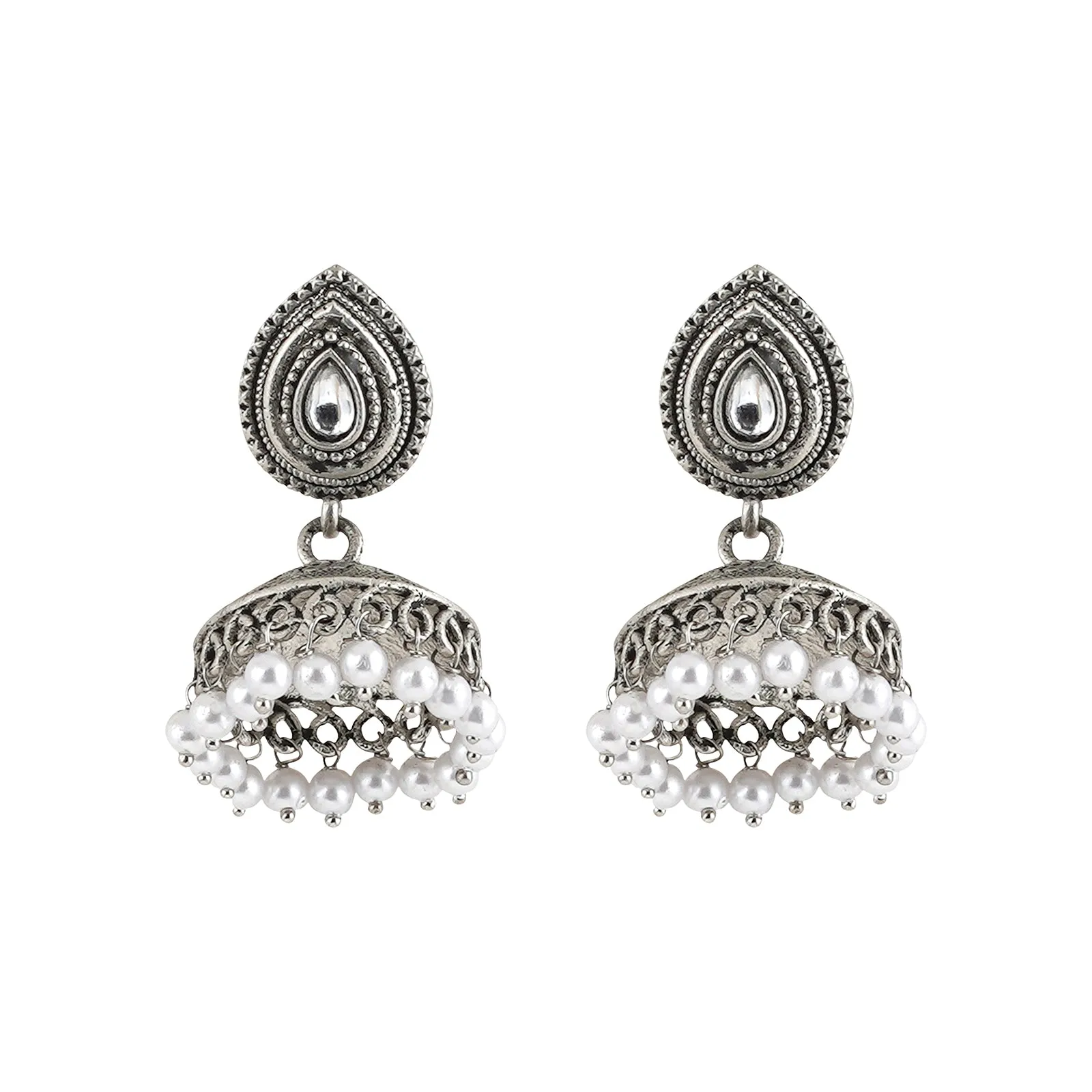 Teejh Anahita Silver Oxidised Jewelry Gift Set