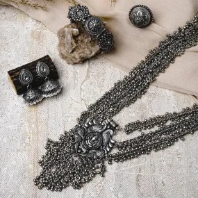 Teejh Anahita Silver Oxidised Jewelry Gift Set