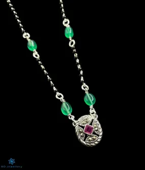 The Ananta Silver Mangalsutra Necklace