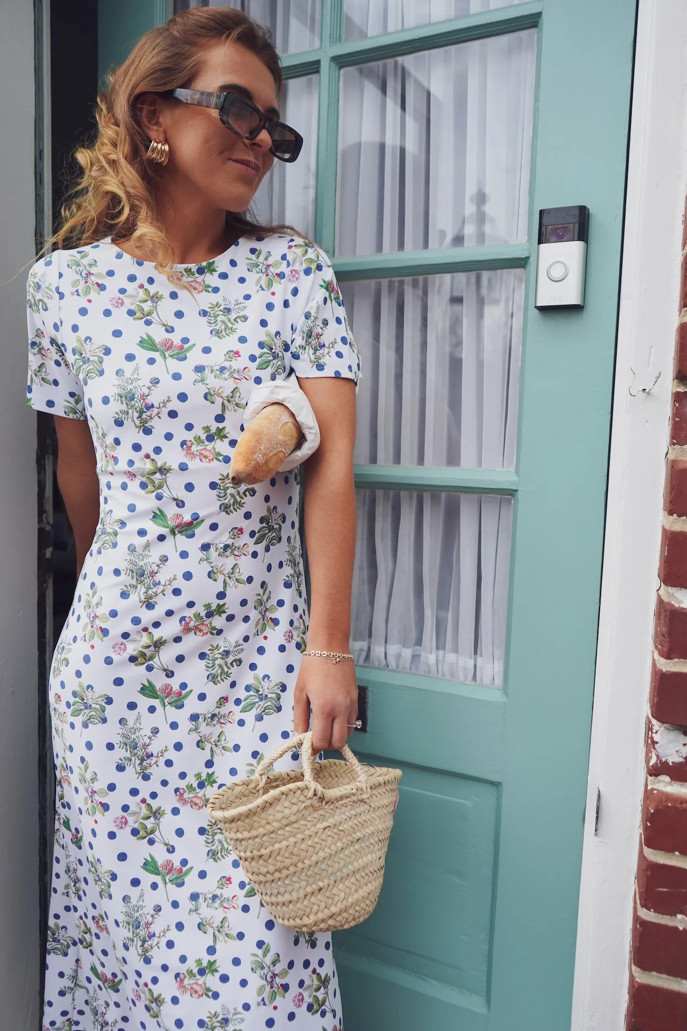 The Celine Dress - Botanist Dot