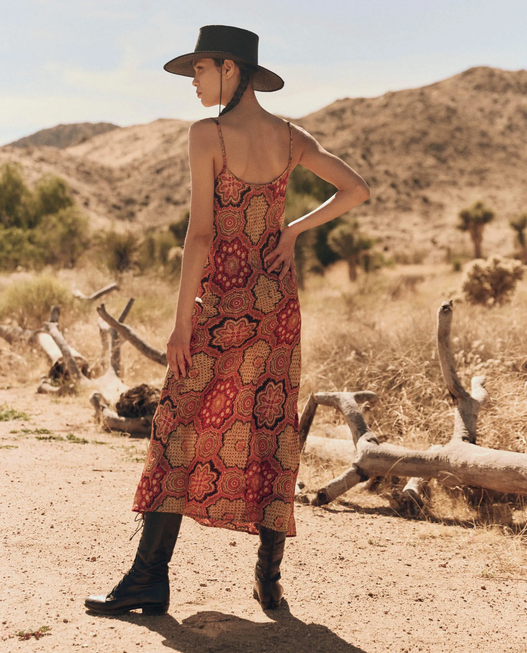 The Savannah Dress. -- Patchwork Print