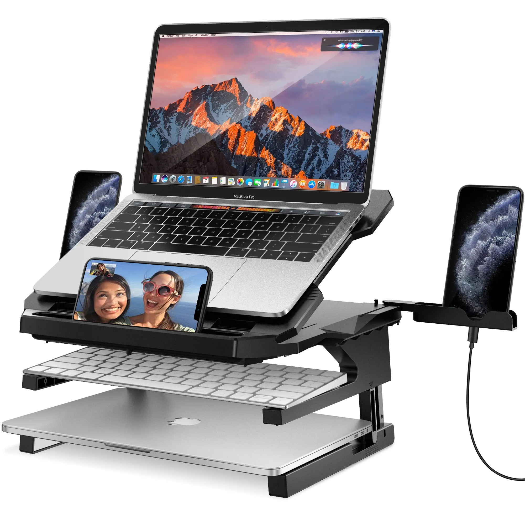 Two-Layer Height Adjustable Laptop Stands (LS-58B)