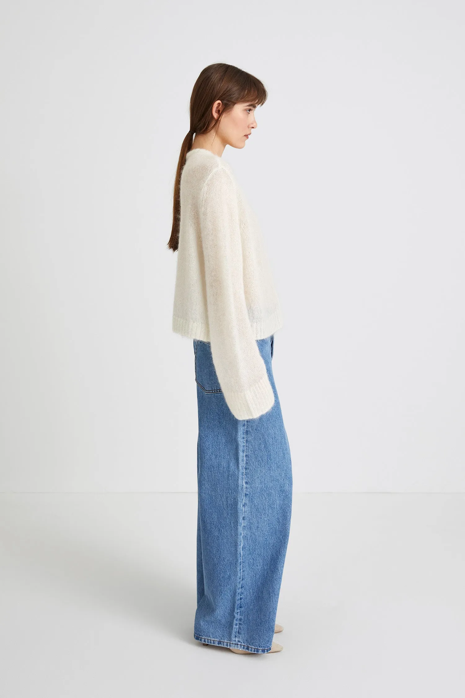 WIDE-LEG DENIM - KAYNE VINTAGE BLUE